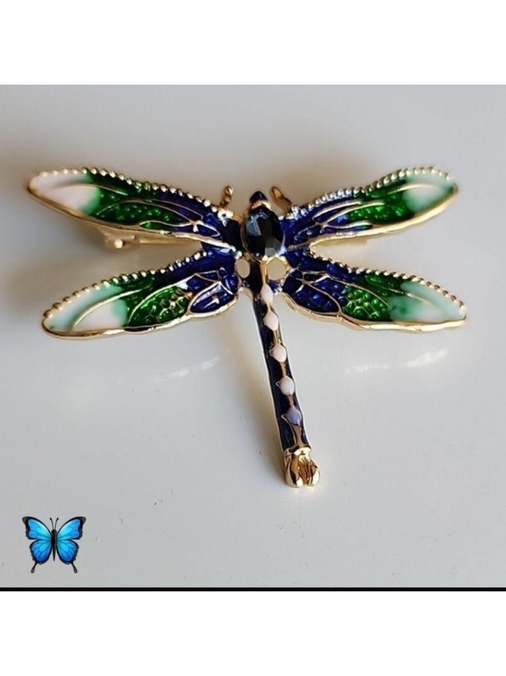 DRAGONFLY Brooch Colorful